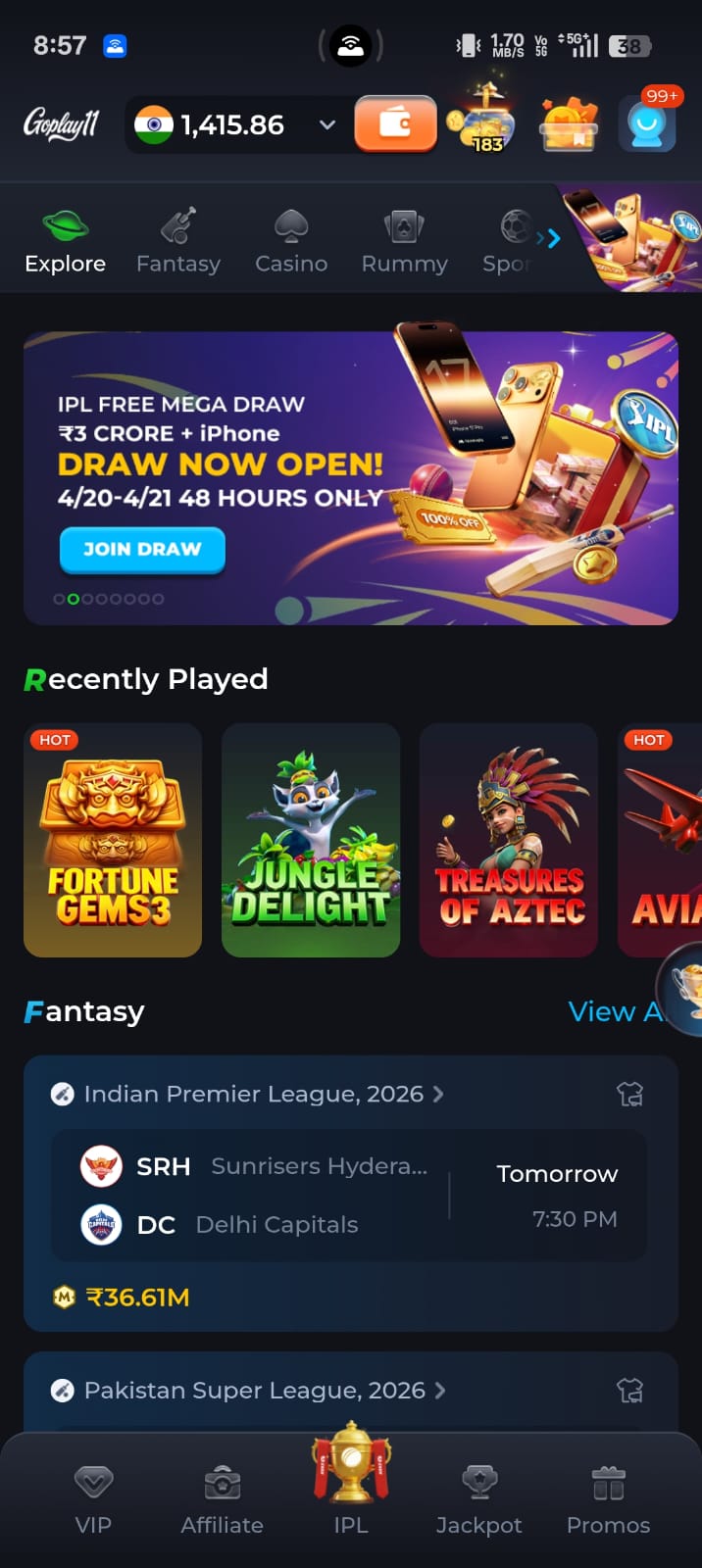 goplay11 cricket app apk latest